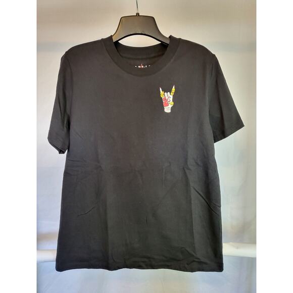 NWT Women's JordanFlight Graphic T-Shirt Size Medium DQ4468-010 Black - Picture 1 of 4
